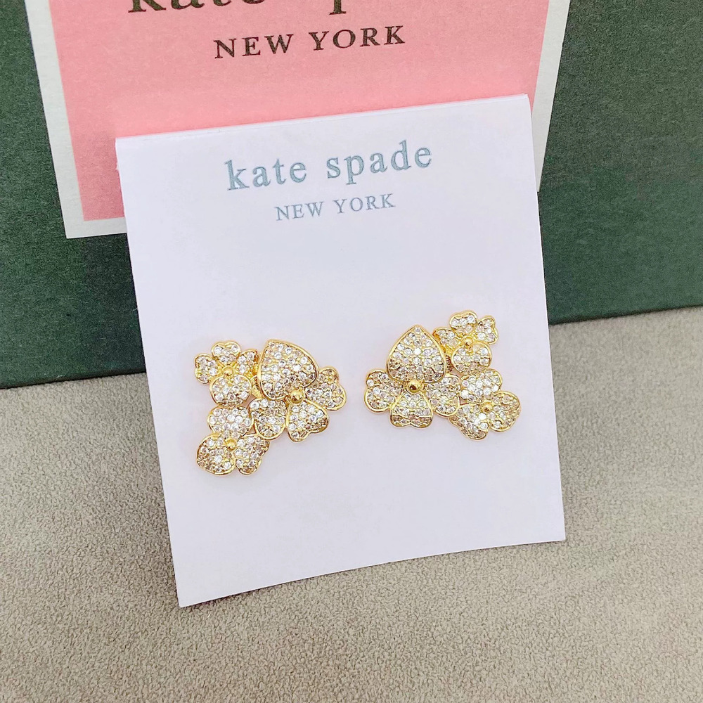 kate spade Trendy Full Diamond Irregular Earrings